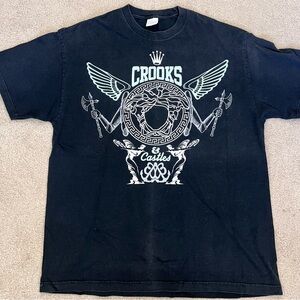 XL Crooks & Castles Black T-shirt